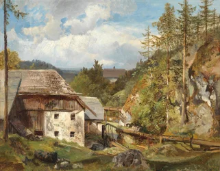 Le moulin dans le bois